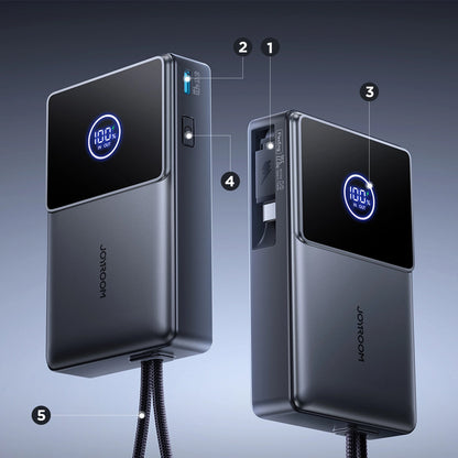Batterie Externe Joyroom JR-PR1, 10000mAh, 22.5W, PD, 2 x USB-C, Gris