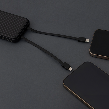 Externer Akku MaXlife MXPB-06, 10000mAh, 22,5W, QC + PD, 1 x Lightning - 2 x USB-A - 2 x USB-C, Schwarz