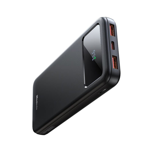 Externer Akku McDodo MC-4220, 10000mAh, 22.5W, QC + PD, 2 x USB-A - 1 x USB-C, Schwarz