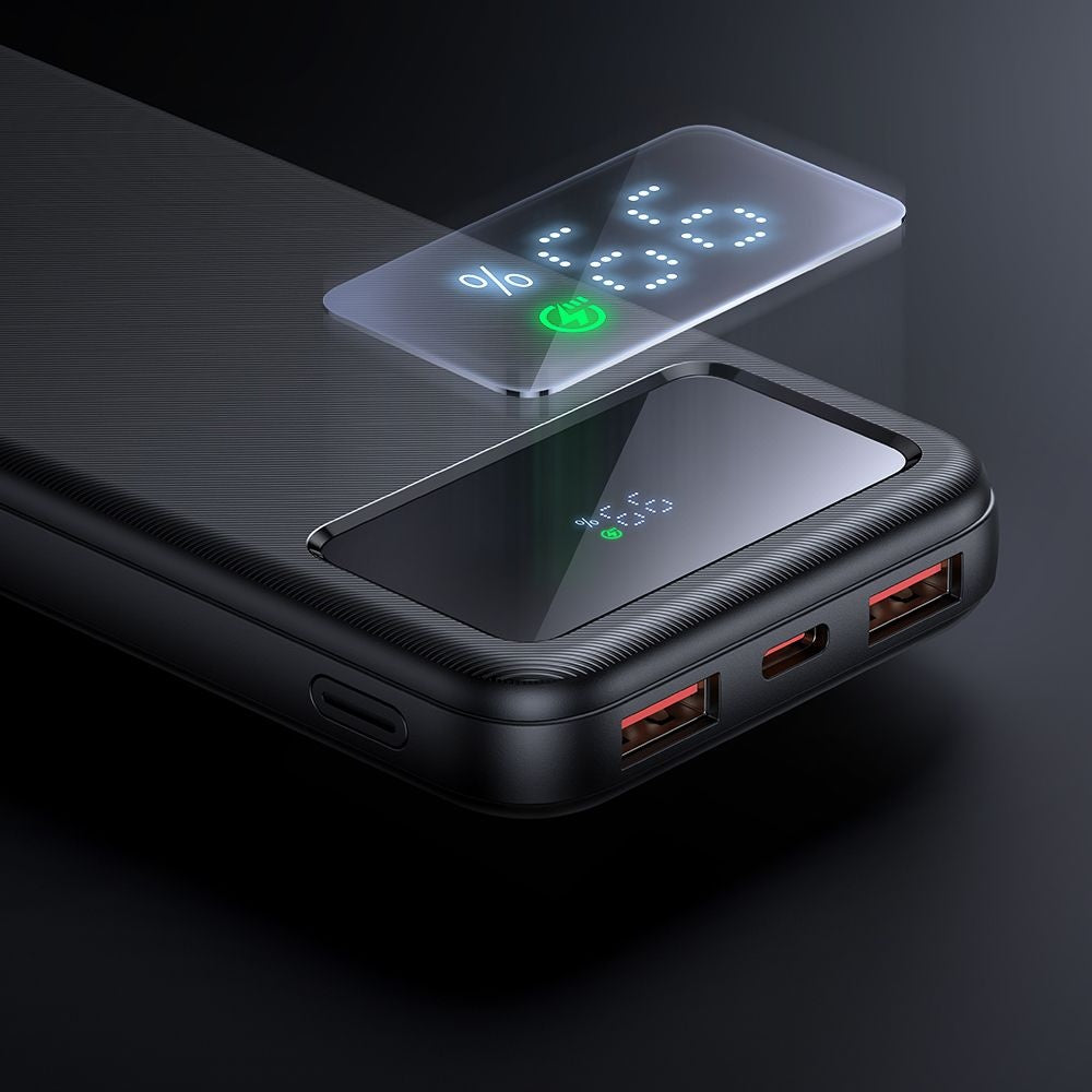 Batterie Externe McDodo MC-4220, 10000mAh, 22.5W, QC + PD, 2 x USB-A - 1 x USB-C, Noire