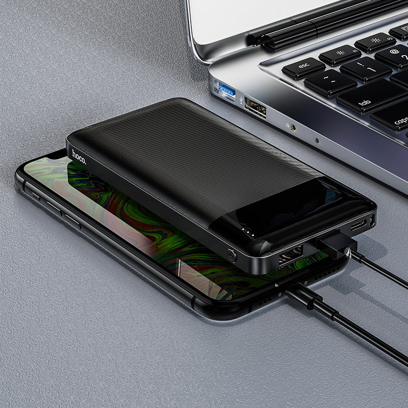 Externe Batterie HOCO J72, 10000mAh, 10W, 2 x USB-A, Schwarz