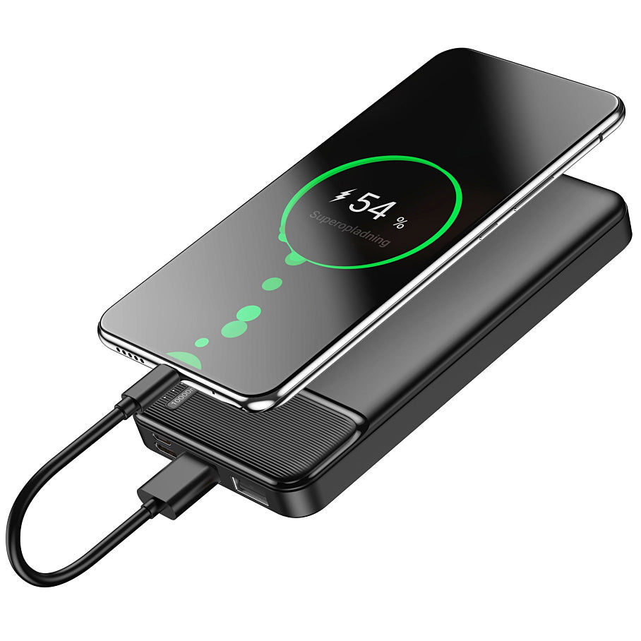 Externe Batterie MaXlife MXPB-01, 10000mAh, 12W, 2 x USB-A, Schwarz