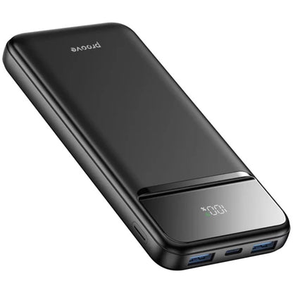 Externer Akku Proove Illuminator 2, 10000mAh, 22.5W, QC + PD, 2 x USB-A - 1 x USB-C, Schwarz PBIP10212201