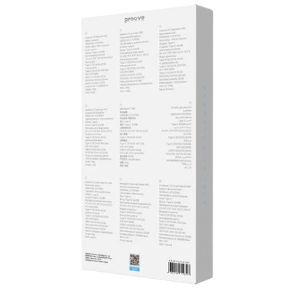 Externer Akku Proove Illuminator 2, 10000mAh, 22.5W, QC + PD, 2 x USB-A - 1 x USB-C, Schwarz PBIP10212201