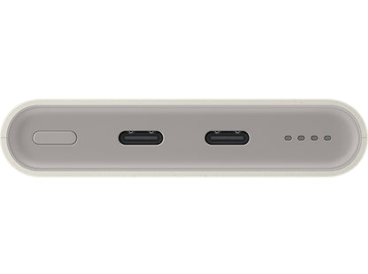 Batterie Externe Samsung, 10000mAh, 25W, PD, 2 x USB-C, Beige, Reconditionnée EB-P3400XUEGEU