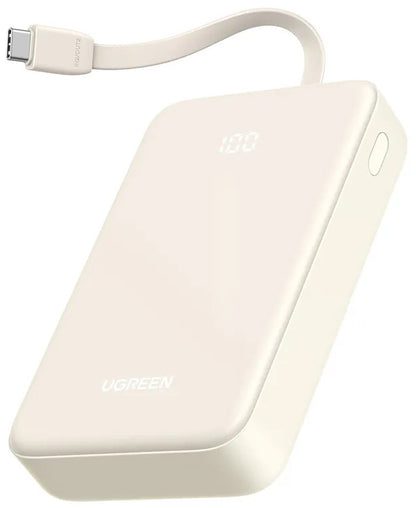 Batterie Externe UGREEN PB521, 20000mAh, 30W, QC + PD, 1 x USB-A - 2 x USB-C, Blanche