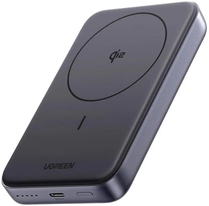 Batterie Externe UGREEN PB761, 10000mAh, 30W, PD + FQI, 1 x QI - 1 x USB-C, Gris