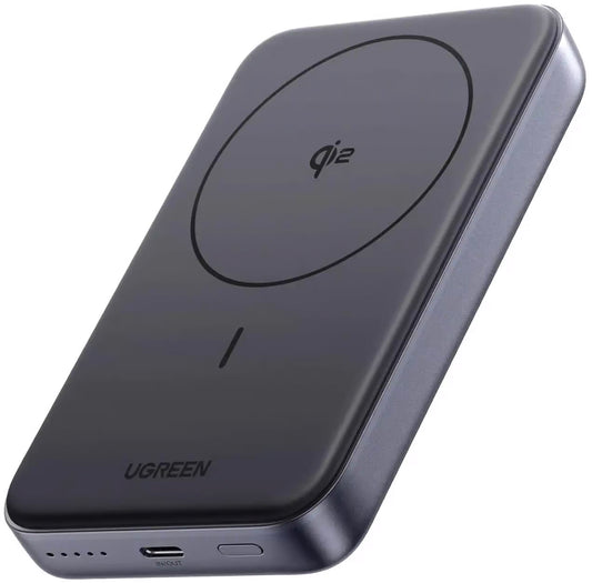 Batterie Externe UGREEN PB761, 10000mAh, 30W, PD + FQI, 1 x QI - 1 x USB-C, Gris