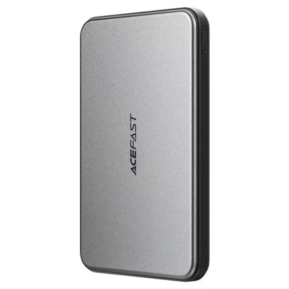 Batterie Externe Sans Fil Acefast M30, 5000mAh, 20W, PD + FQI, 1 x QI - 2 x USB-C, Noire