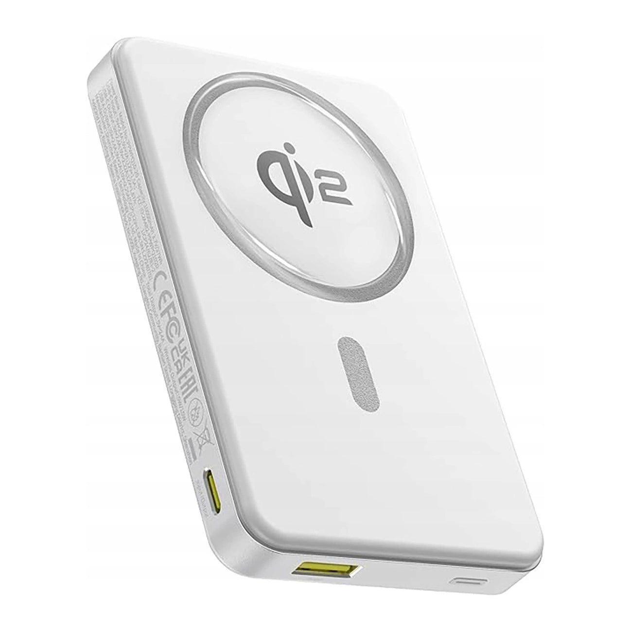 Batterie Externe Sans Fil Baseus Airpow2 Qi2, 10000mAh, 22.5W, QC + PD + FQI, 1 x QI - 1 x USB-A - 1 x USB-C, Blanche P10080000213-00