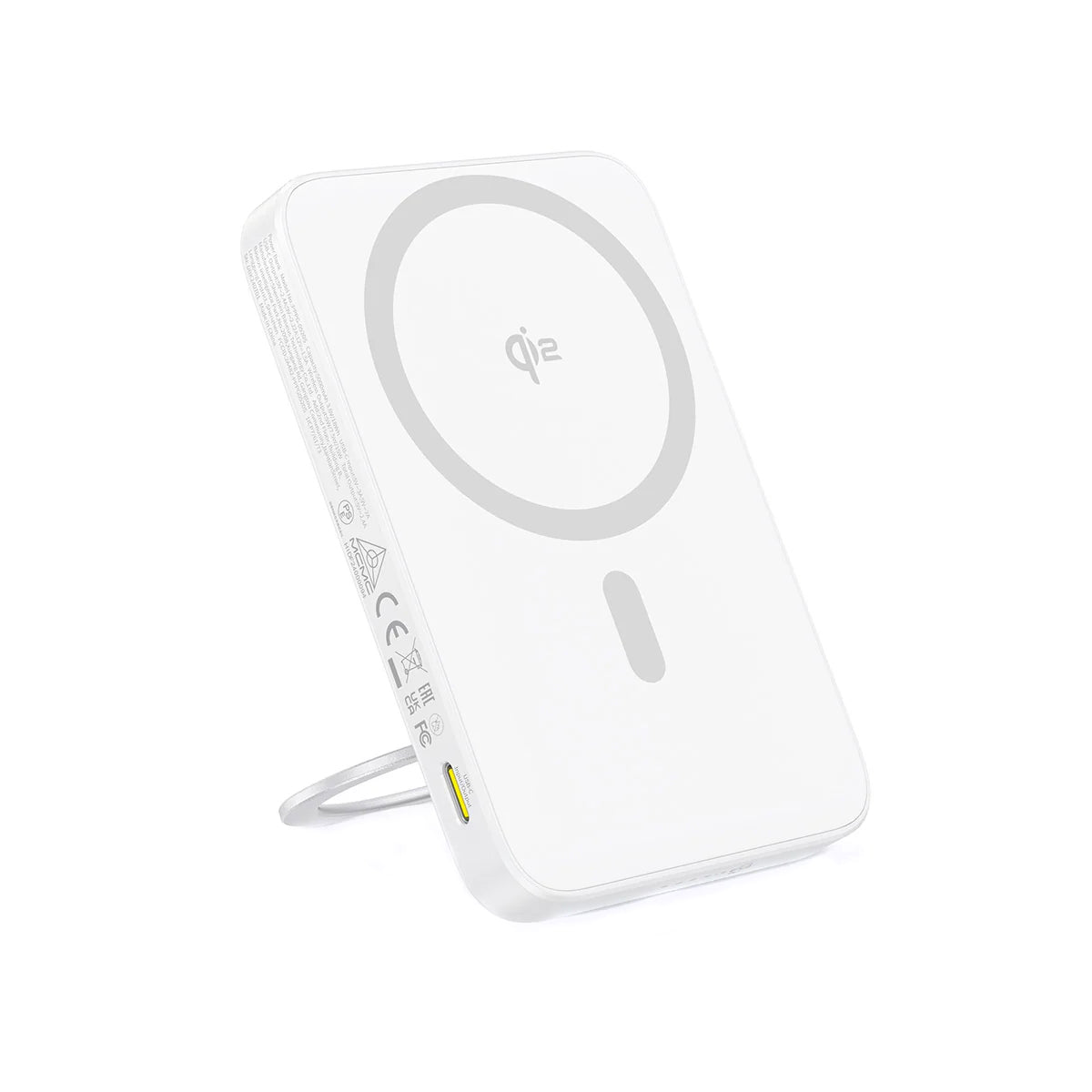 Batterie Externe Sans Fil Baseus PicoGo, 5000mAh, 20W, PD + FQI, 1 x QI - 1 x USB-C, Blanche P10076800213-01