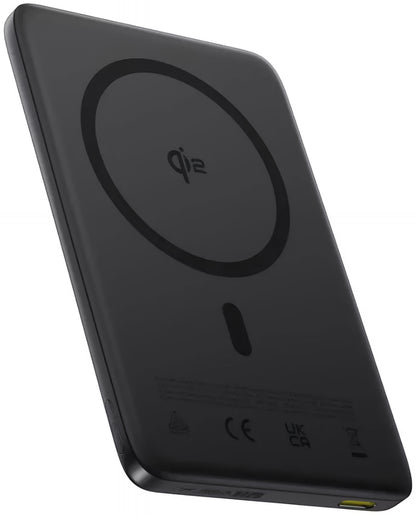 Externer Wireless-Akku Baseus PicoGo AM41, 10000mAh, 27W, PD + FQI, 1 x QI - 1 x USB-C, Schwarz E0027201