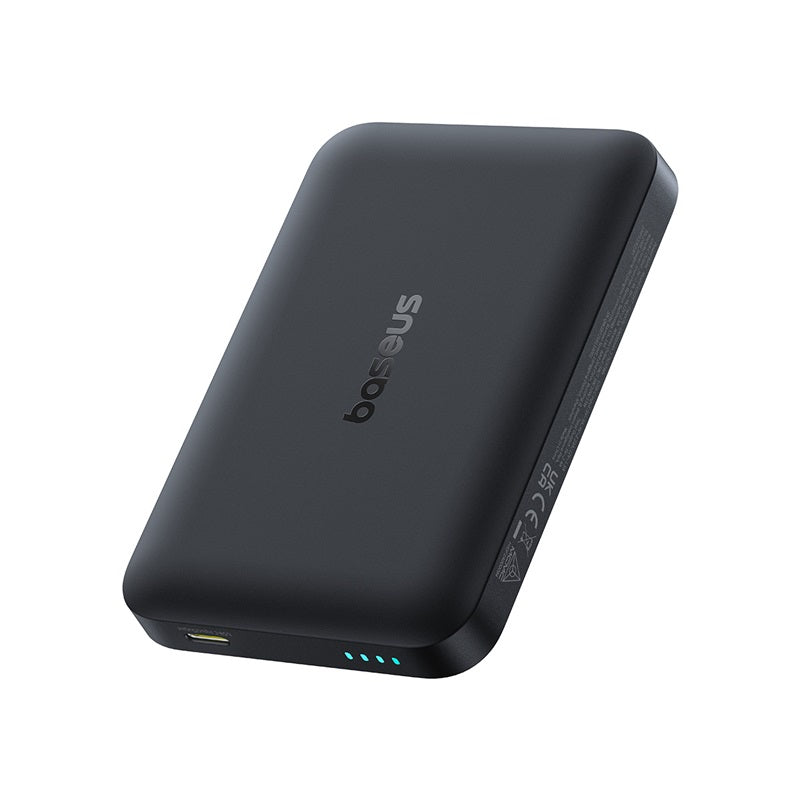 Batterie Externe Sans Fil Baseus EnerFill FM11, 10000mAh, 30W, PD + FQI, 1 x QI - 1 x USB-C, Noire