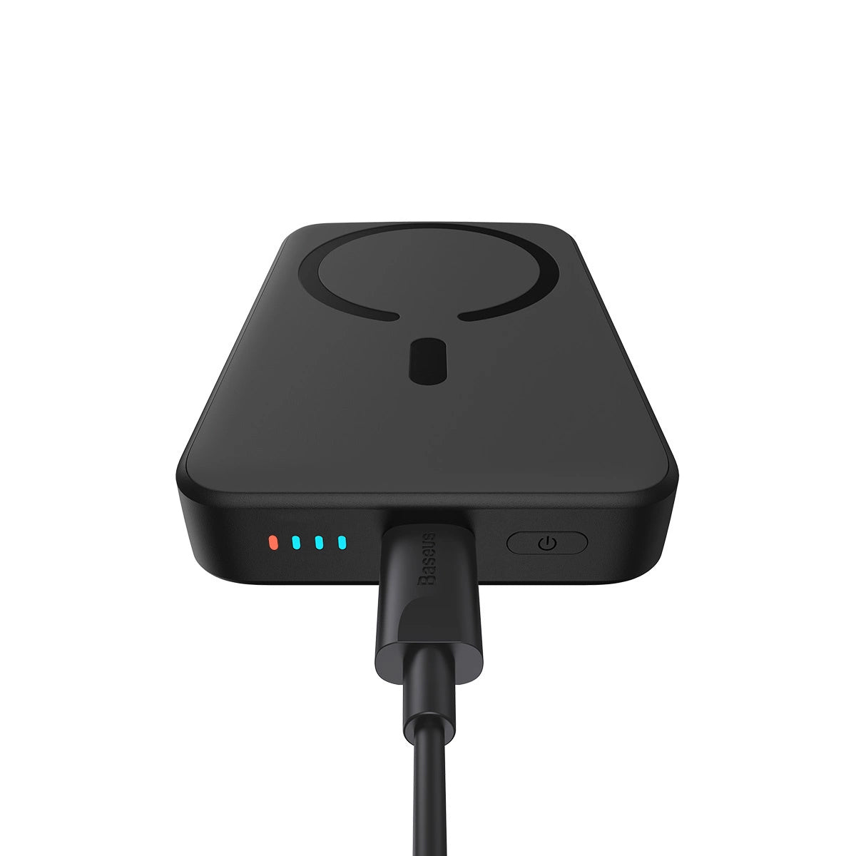 Externer Wireless Akku Baseus Magnetic Mini, 10000mAh, 20W, PD + FQI, 1 x QI - 1 x USB-C, Schwarz PPCX070001