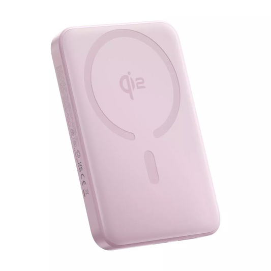Externer Wireless-Akku Baseus Enerfill FM12, 10000mAh, 22.5W, PD + FQI, 1 x QI - 1 x USB-C, Rosa E0028502