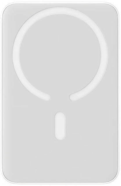 Externer Akku Baseus Magnetic Mini, Wireless, 10000mAh, 20W, PD + FQI, 1 x QI - 1 x USB-C, Weiß PPCX07002