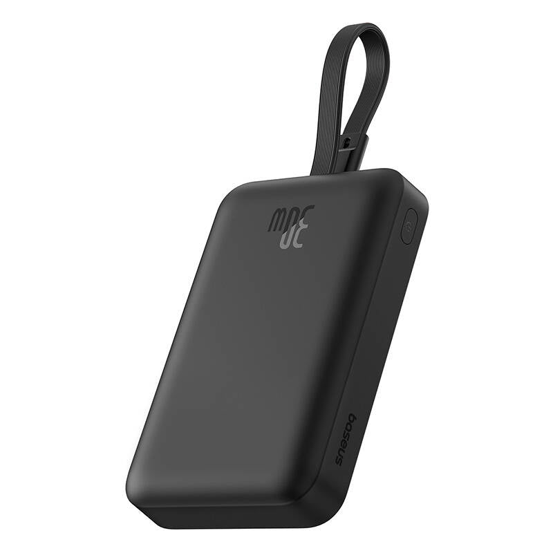 Batterie Externe Sans Fil Baseus Magnetic Mini, 10000mAh, 30W, PD + FQI, 1 x QI - 2 x USB-C, Noire P1002210B113-00