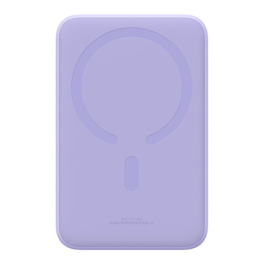Batterie Externe Sans Fil Baseus Magnetic Mini, 20000mAh, 20W, PD + FQI, 1 x QI - 1 x USB-C, Mauve PPCX150005