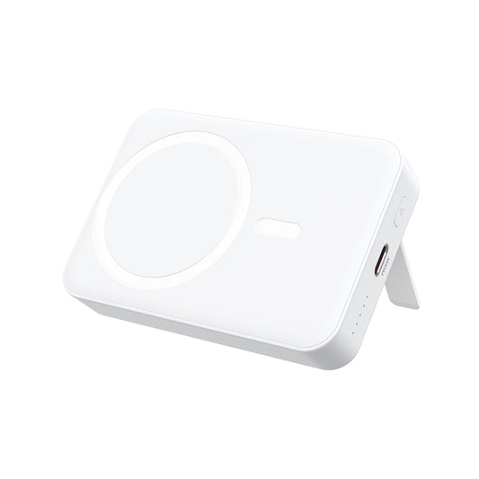Externer Wireless-Akku BWOO BO-P59, 10000mAh, 20W, PD + QI, 1 x QI - 1 x USB-C, Weiß