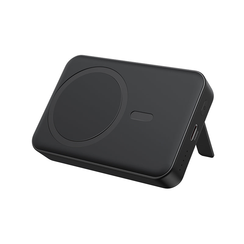 Externer Wireless-Akku BWOO BO-P59, 10000mAh, 20W, PD + FQI, 1 x QI - 1 x USB-C, Schwarz