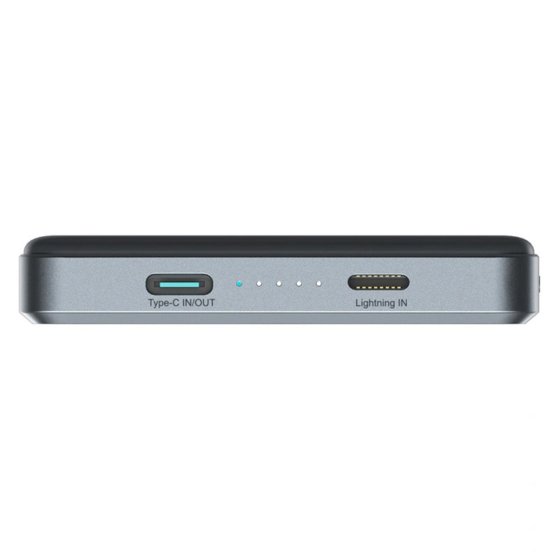 Wireless Powerbank Joyroom JR-PBM08 Pro, 10000mAh, 22,5W, PD + FQI, 1 x QI - 2 x USB-C, Grau