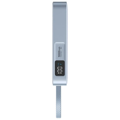 UGREEN MagFlow PB773 Wireless Externe Batterie (65958B), 10000mAh, 25W, PD + FQI, 1 x QI - 2 x USB-C, Blau