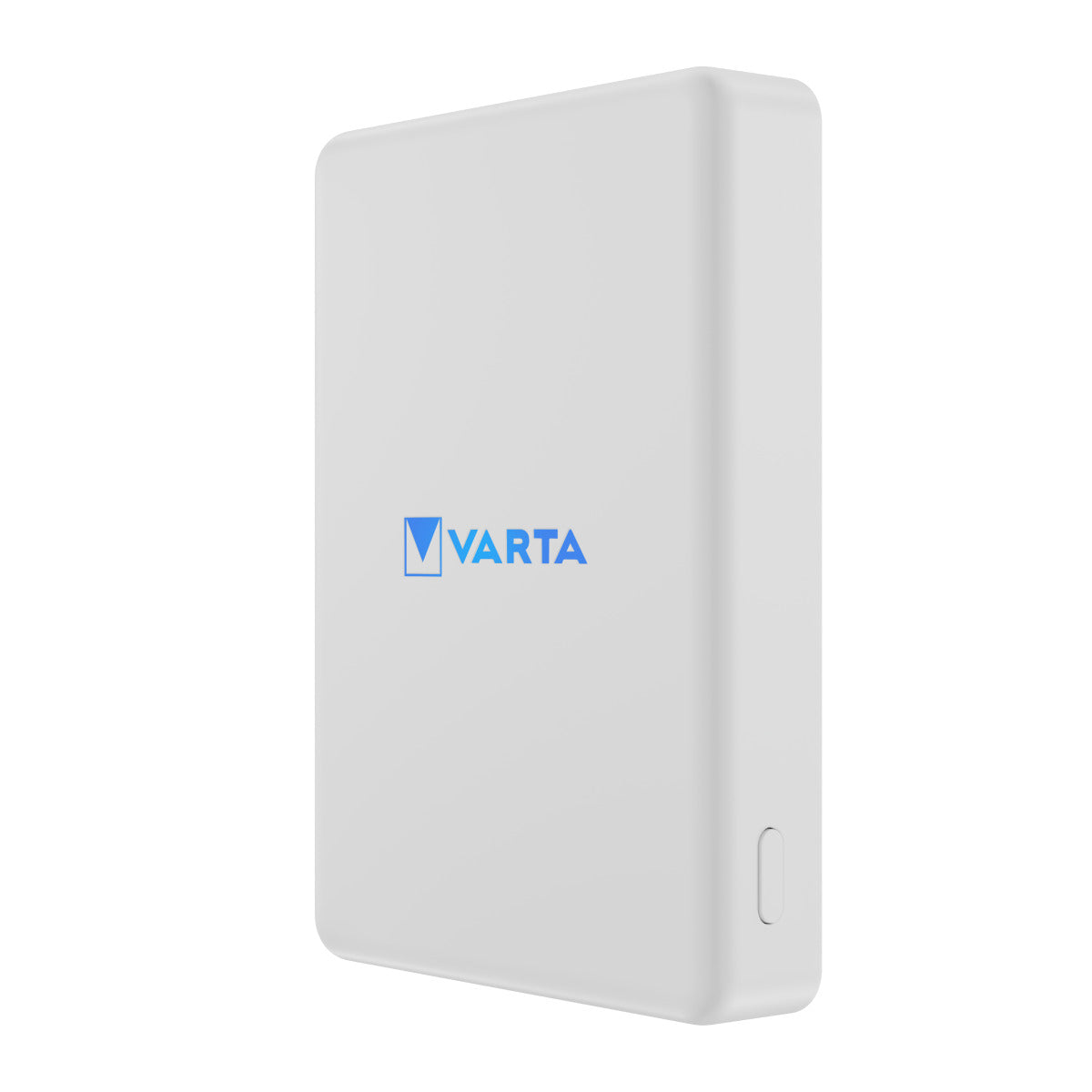 Batterie Externe Sans Fil Varta Mag Pro, 5000mAh, 12W, 1 x QI - 1 x USB-C, Blanche