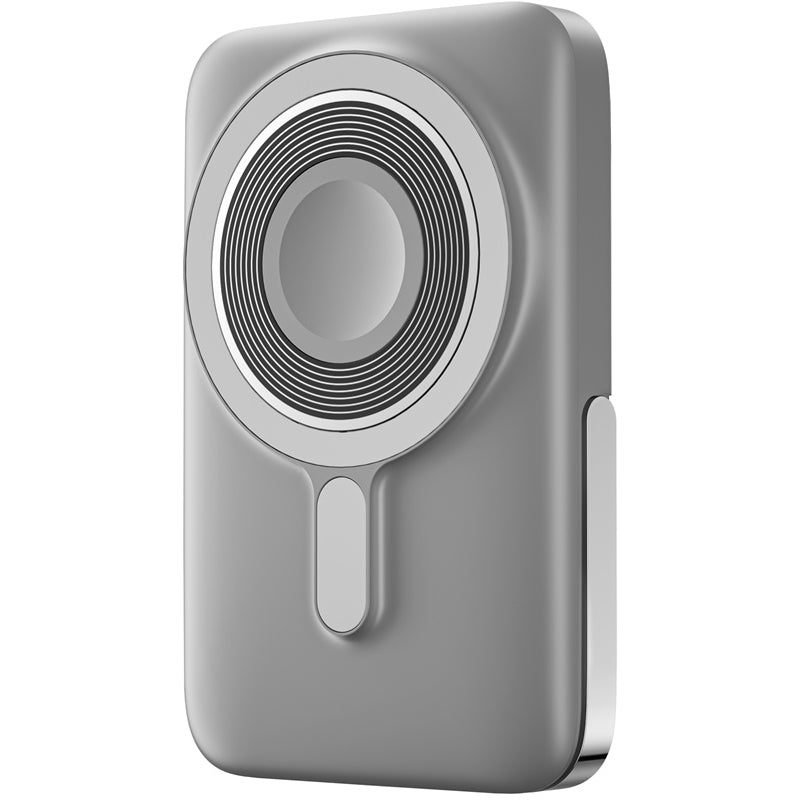 Batterie Externe Sans Fil WiWu Wi-P018, 10000mAh, 20W, PD + FQI, 1 x QI - 1 x USB-C, Gris