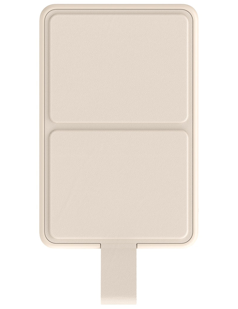 Kabellose Externe Batterie Xiaomi Mi Magnetic, 6000mAh, 15W, PD + FQI, 1 x QI - 1 x USB-C, Beige BHR9074GL