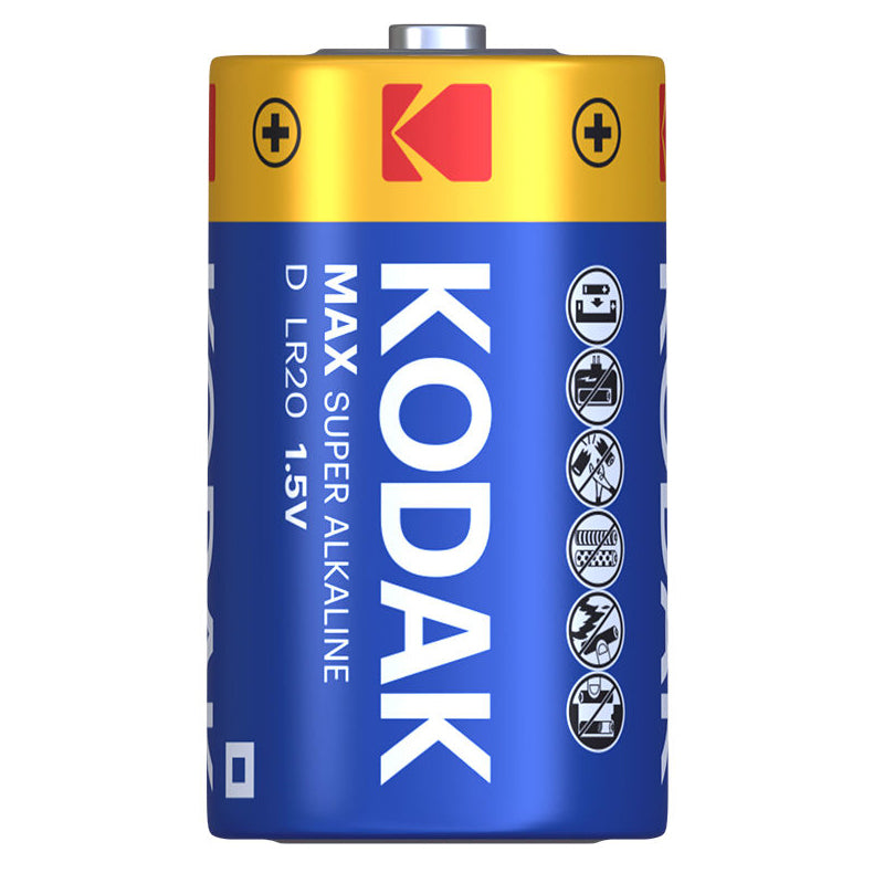 Kodak Max Alkaline Batterie, LR20, 2 Stück Set