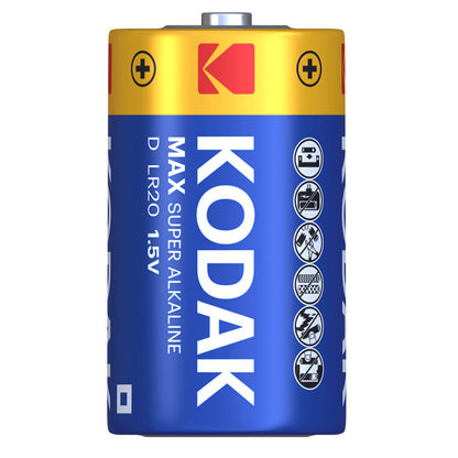 Kodak Max Alkaline Batterie, LR20, 2 Stück Set