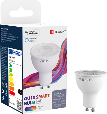 LED-Lampe Yeelight W1, Wi-Fi, GU10, 4.5W, 2700K - 6500K, 350lm, Mehrfarbig YLDP004-A