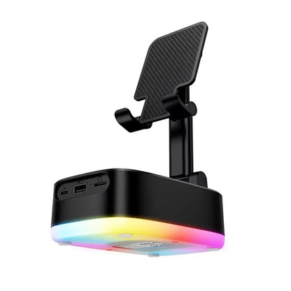 Bluetooth-Lautsprecher Borofone BR200 Marea 2in1, 5W, TWS, RGB, Schwarz
