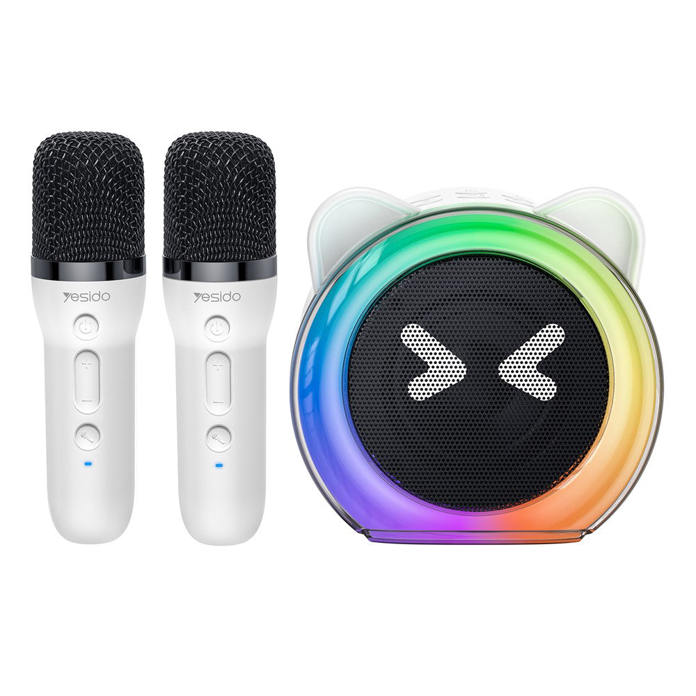 Bluetooth-Lautsprecher Yesido YSW36 Kids, 5W, Karaoke, Weiß