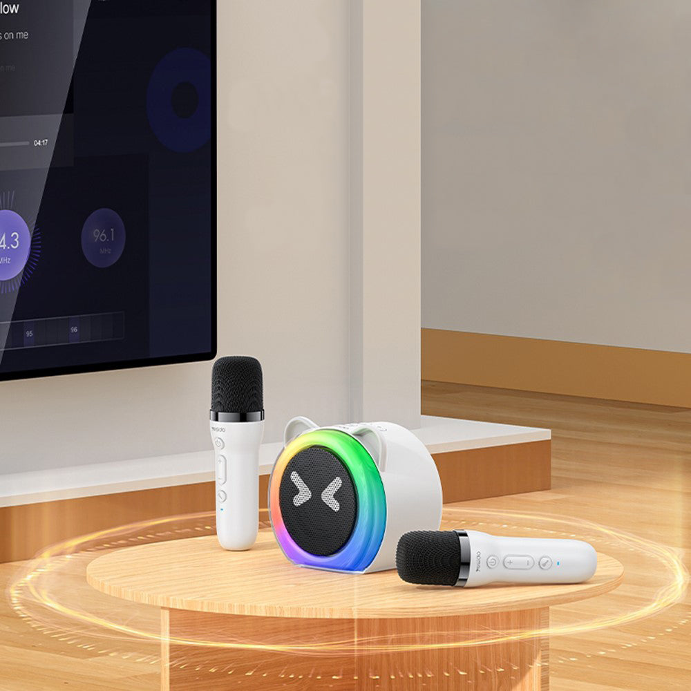 Enceinte Bluetooth Yesido YSW36 Kids, 5W, Karaoke, Blanche