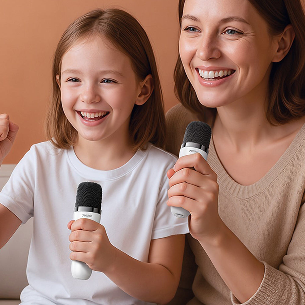 Enceinte Bluetooth Yesido YSW36 Kids, 5W, Karaoke, Blanche