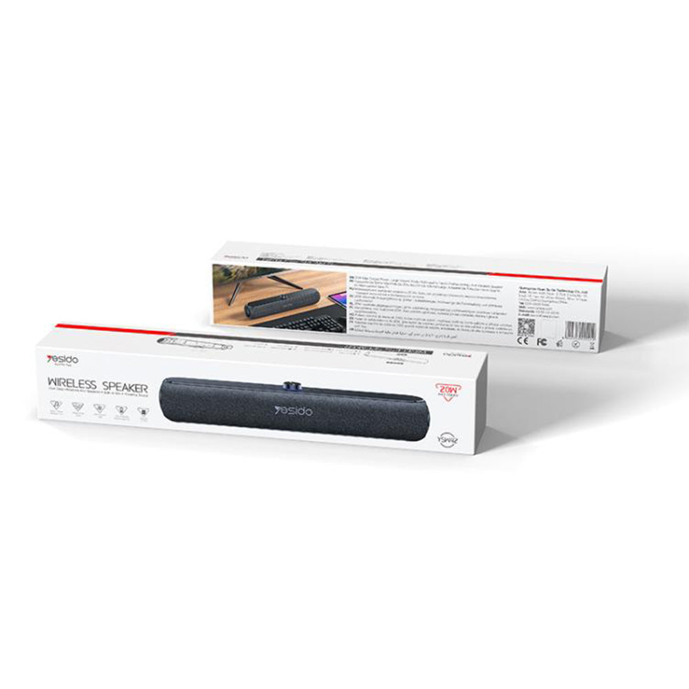 Enceinte Bluetooth Yesido YSW42, 20W, Noire