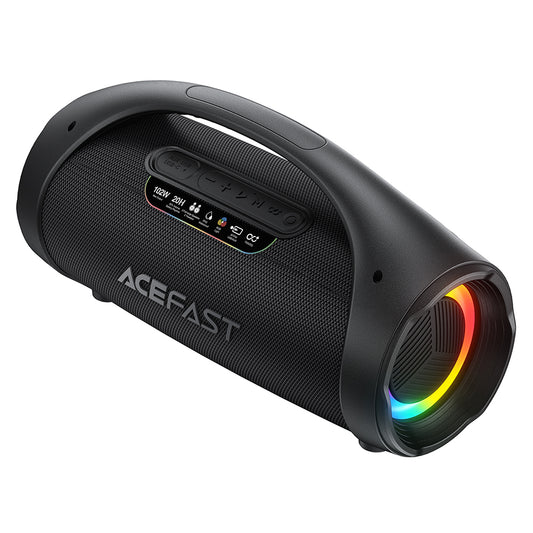 Tragbarer Bluetooth-Lautsprecher Acefast K11 Pro, 102W, RGB, TWS, wasserdicht, schwarz