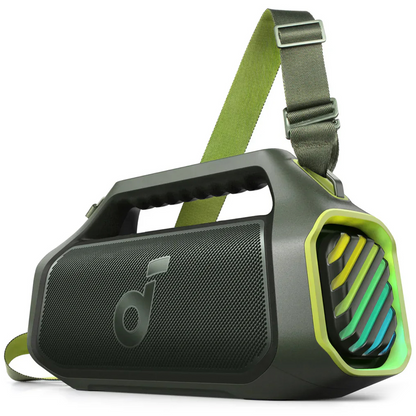 Enceinte Portable Bluetooth Anker SoundCore Boom 2 Plus, 140W, TWS, RGB, Étanche, Verte, Reconditionnée A3134061