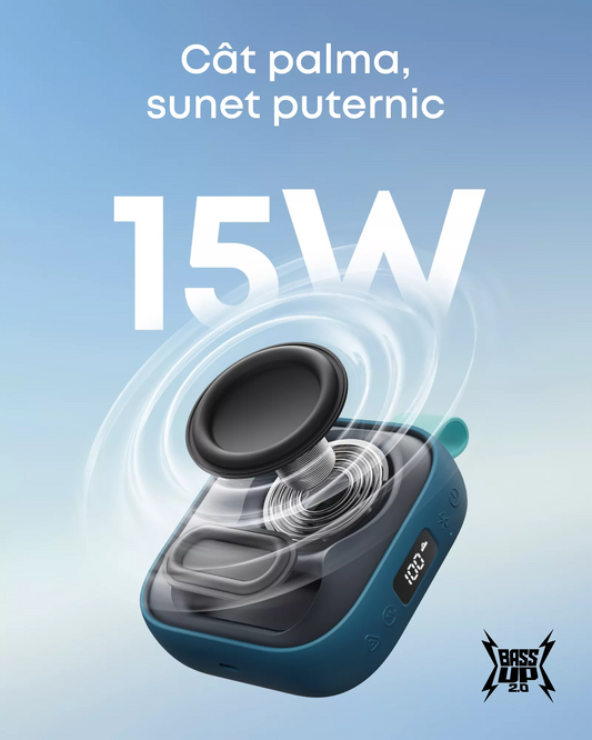 Enceinte Portable Bluetooth Anker SoundCore Boom Go 3i, 15W, TWS, RGB, Étanche, Bleue D5103030