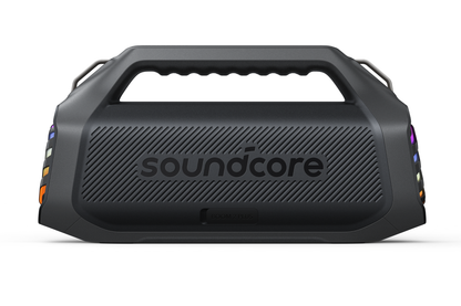 Tragbarer Bluetooth-Lautsprecher Anker SoundCore Boom 2 Plus Neue Version, 140W, TWS, RGB, Wasserdicht, Schwarz A3134012