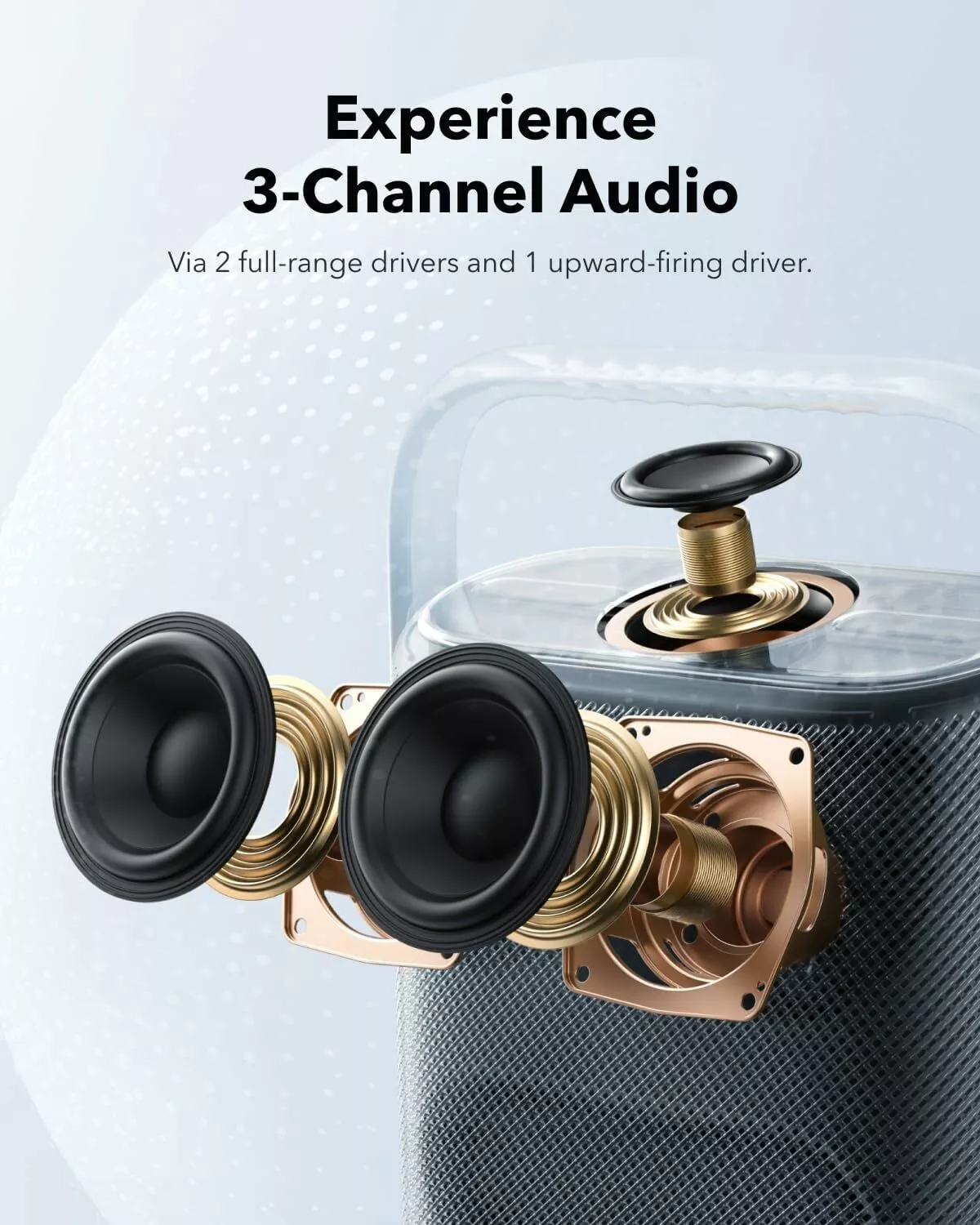 Tragbarer Bluetooth-Lautsprecher Anker SoundCore Motion X500, 40W, wasserdicht, schwarz, wieder versiegelt A3131011