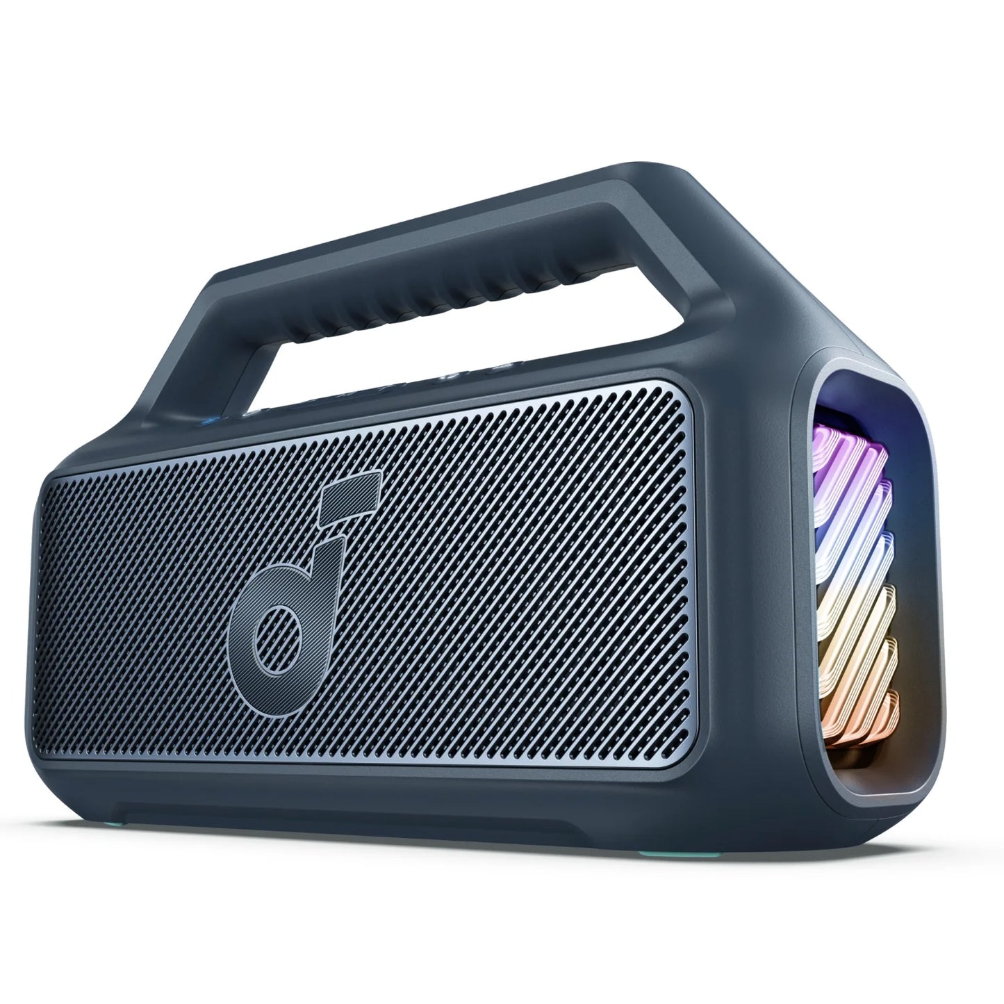 Enceinte Portable Bluetooth Anker SoundCore Boom 2, 80W, TWS, RGB, Étanche, Bleue A3138031