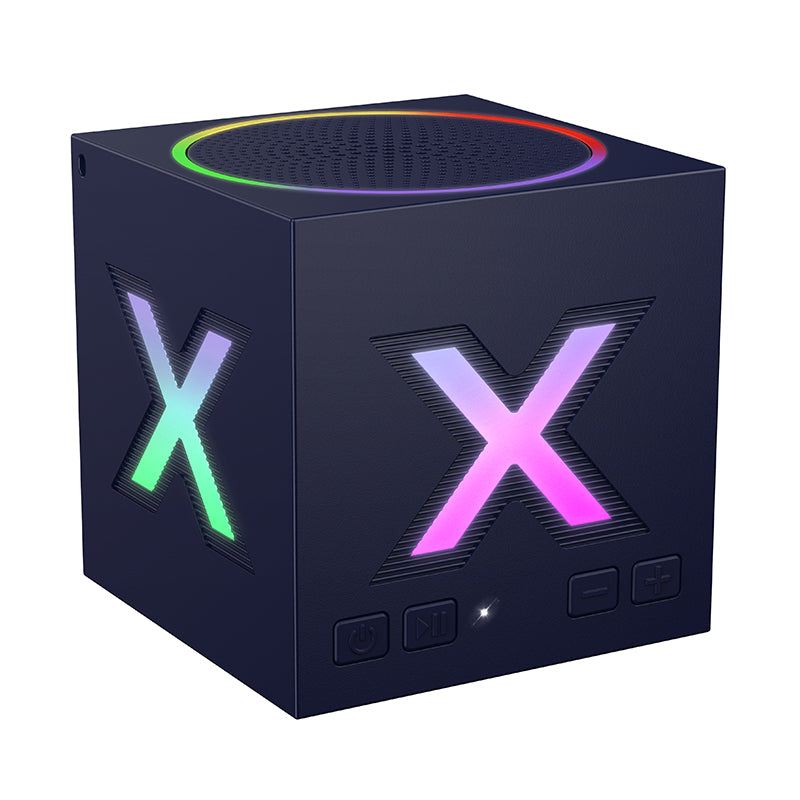 Tragbarer Bluetooth-Lautsprecher Borofone BR101 Rubik, 5W, TWS, RGB, Blau