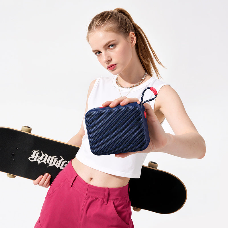 Enceinte portable Bluetooth Borofone BR106 Felicitous, 8 W, TWS, RGB, bleu marine