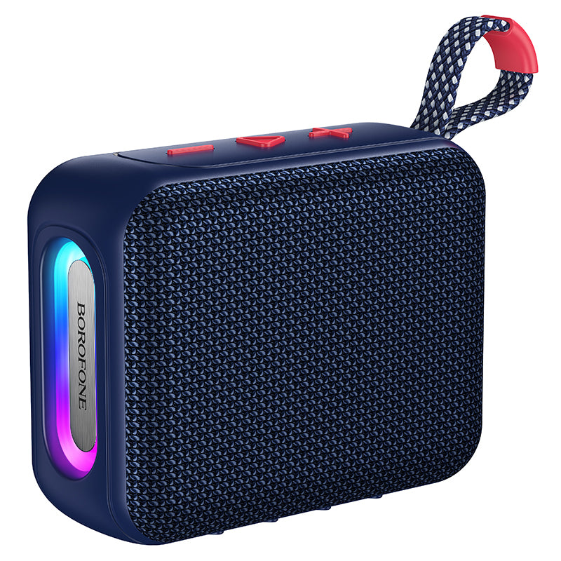 Enceinte portable Bluetooth Borofone BR106 Felicitous, 8 W, TWS, RGB, bleu marine