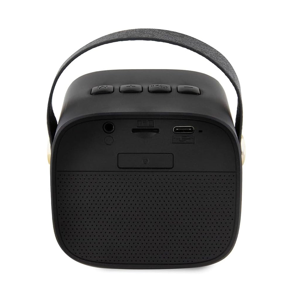 Tragbarer Bluetooth-Lautsprecher Guess 4G Script Logo, 5W, Schwarz