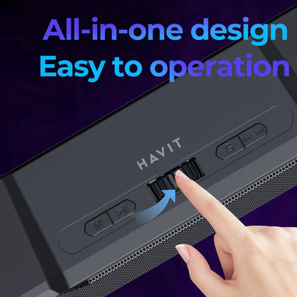 Bluetooth-Lautsprecher HAVIT SK772BT, 10W, Schwarz