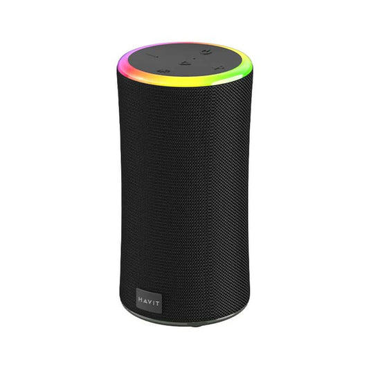 Enceinte Portable Bluetooth HAVIT SK833BT, 2 x 10W, RGB, Étanche, Noire