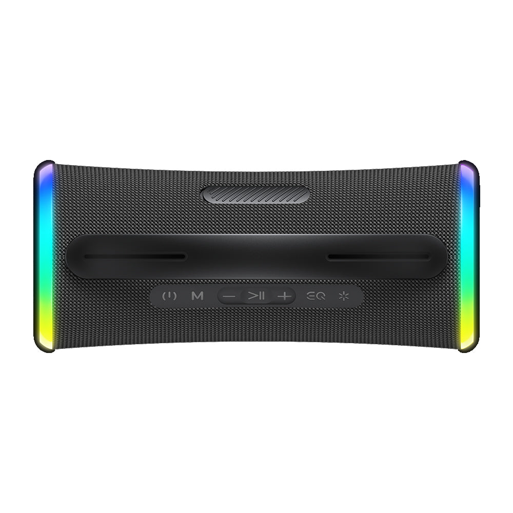 Tragbarer Bluetooth-Lautsprecher HAVIT SK834BT, 2 x 5W, RGB, Wasserdicht, Schwarz